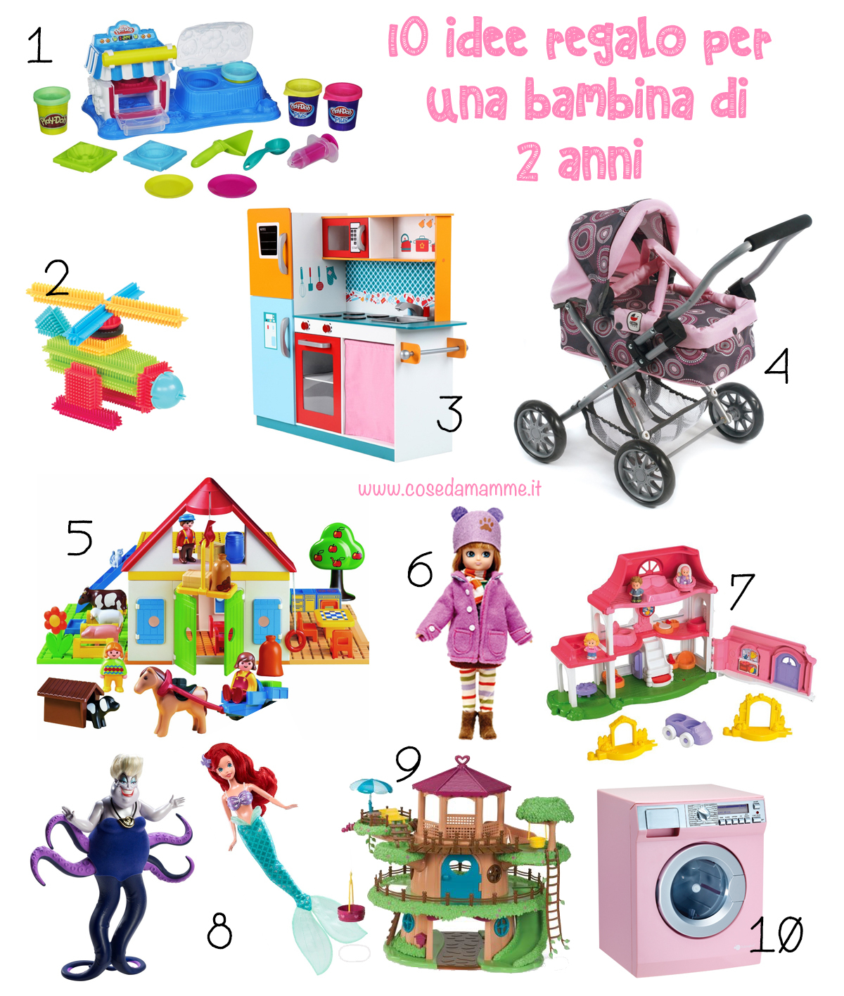 Idee regalo per una bambina di 2 anni - Cose da Mamme