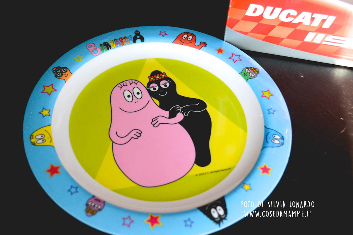 E-commerce per bambini Baby-Chic: la mia recensione 4 piatto pappa barbapapà