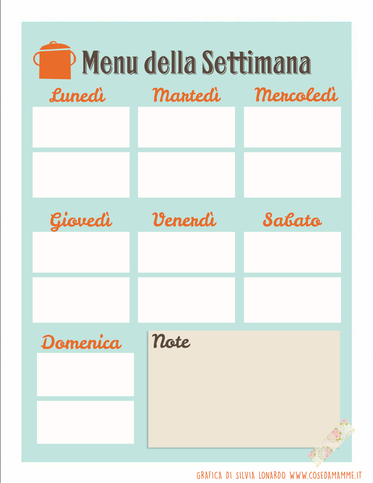 Menu Della Settimana 12 Dicembre 16 Cose Da Mamme