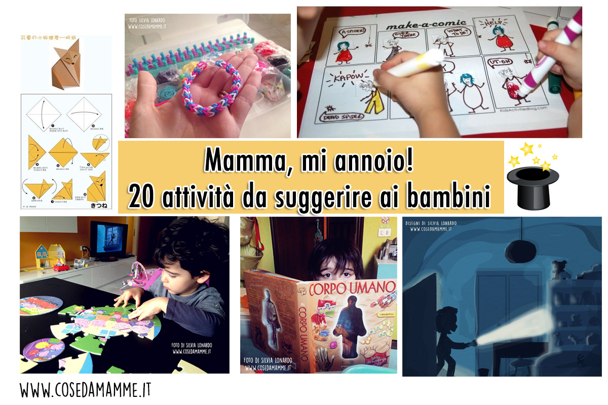 I Bambini Si Annoiano Ecco Idee Tutte Diverse Cose Da Mamme