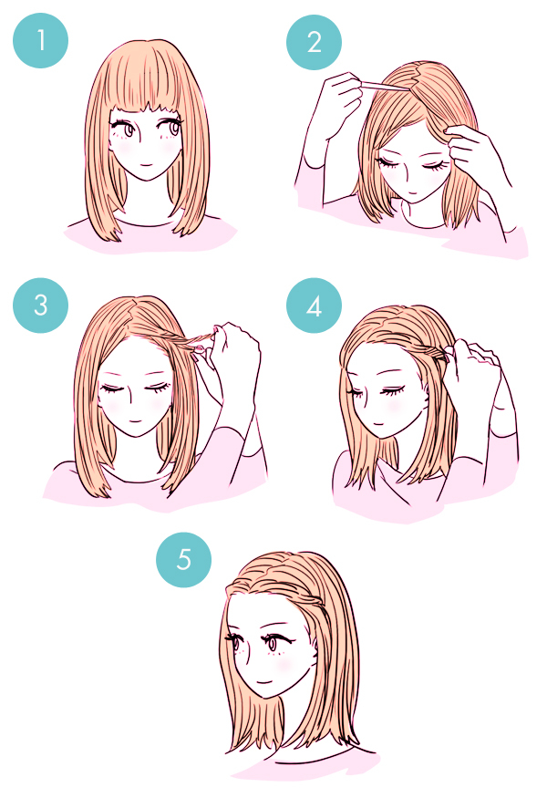 tutorial capelli bambina 2