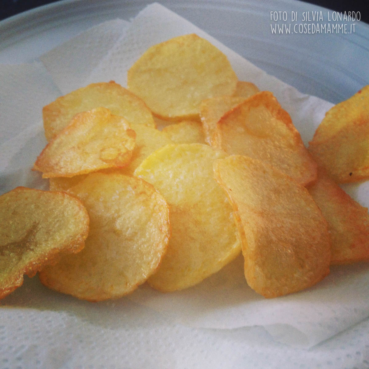 chips fritte in casa
