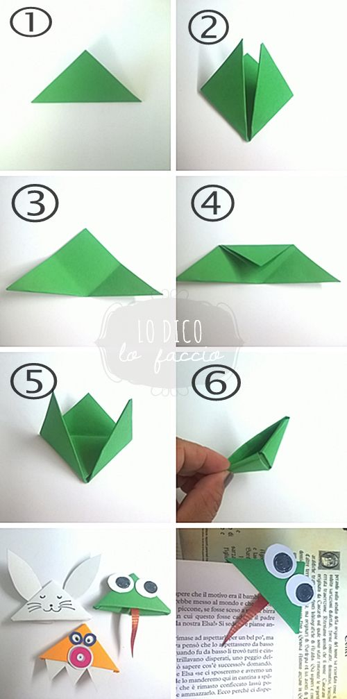 segnalibro origami
