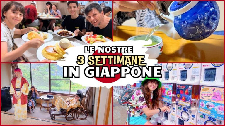 3 settimane in giappone famiglia bambini