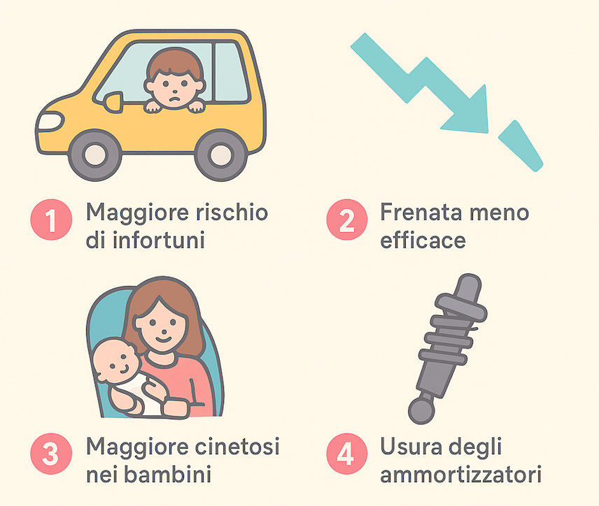 ammortizzatori auto bambini