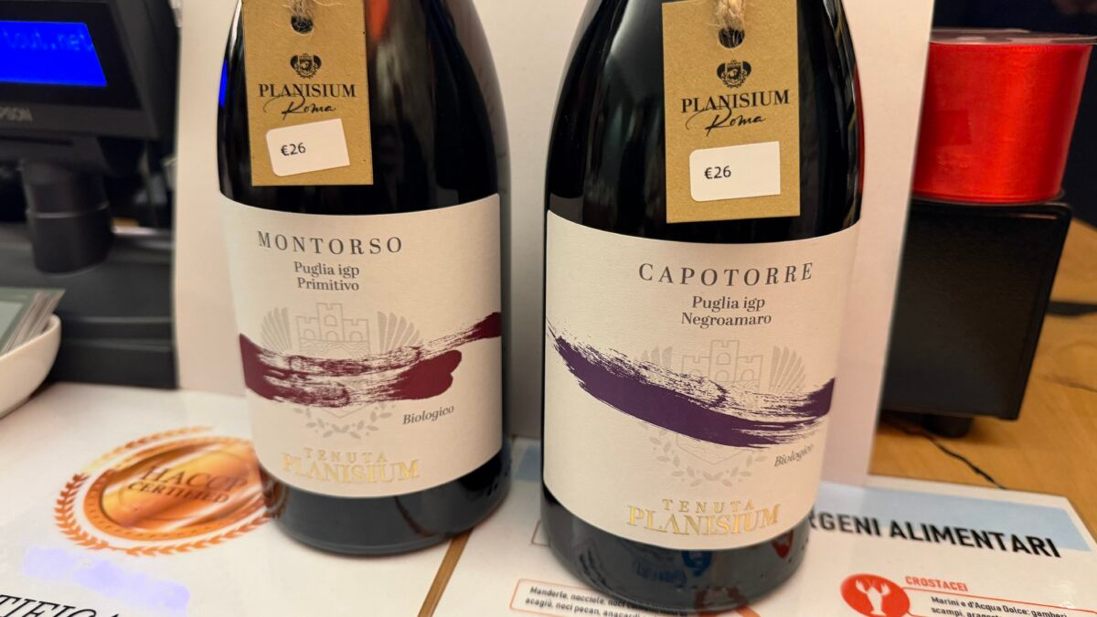 Planisium: il nuovo eno-bistrot segreto nel cuore di Roma 13 Vini di grande struttura e pregio direttamente dalla tenuta Planisium in Puglia