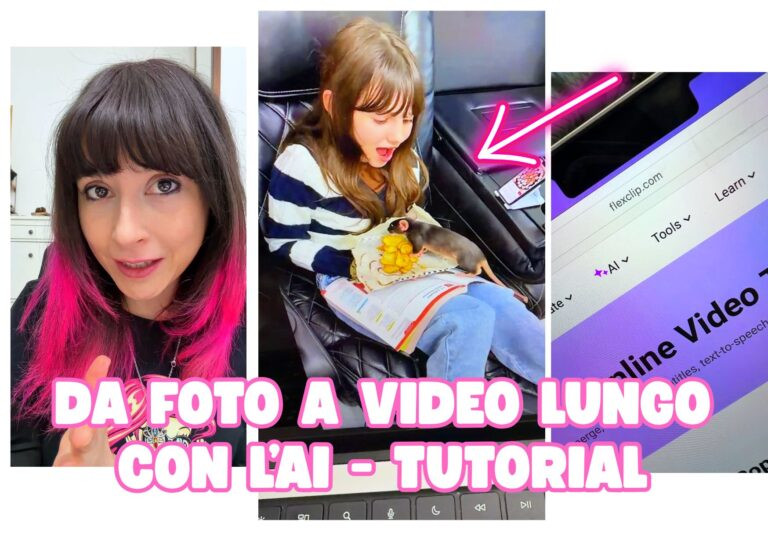 Come creare un video AI di oltre 20 secondi con FlexClip partendo da una sola foto