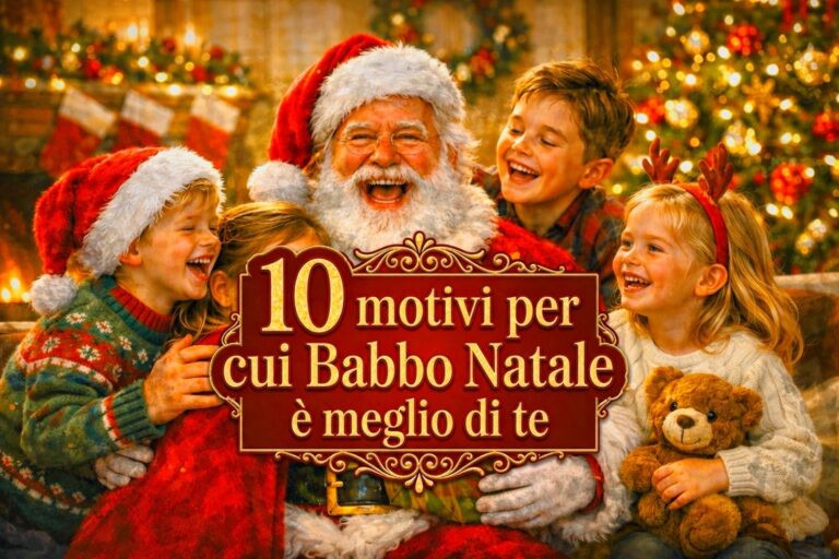 10 motivi per cui Babbo Natale 🎅🏻 è meglio di te 🫵