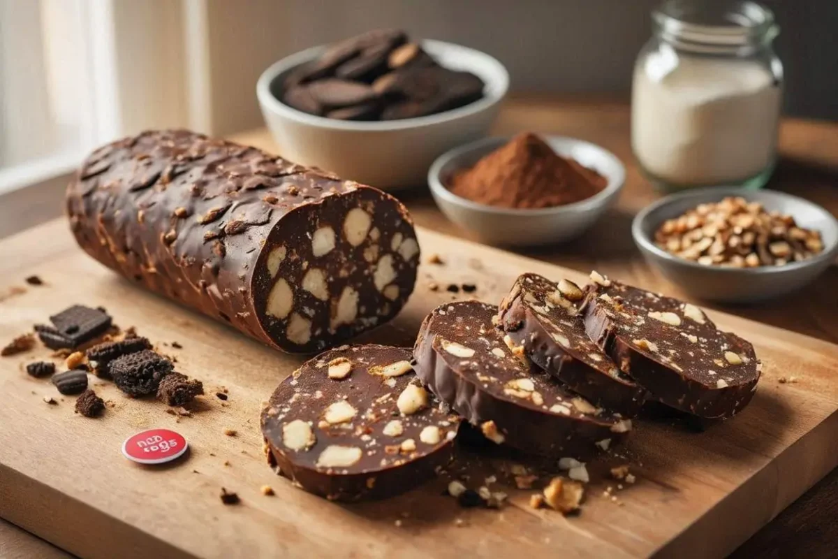 Salame di Cioccolato Senza Uova - ricetta facile e veloce
