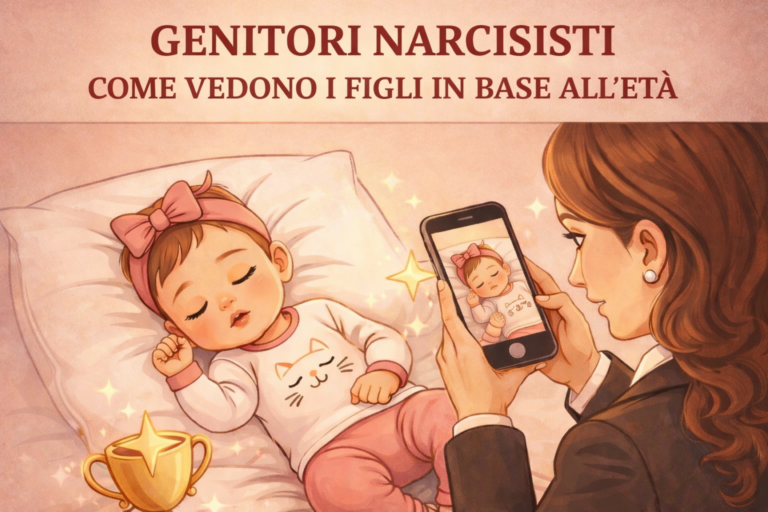 COME I NARCISISTI VEDONO I FIGLI A OGNI ETÀ