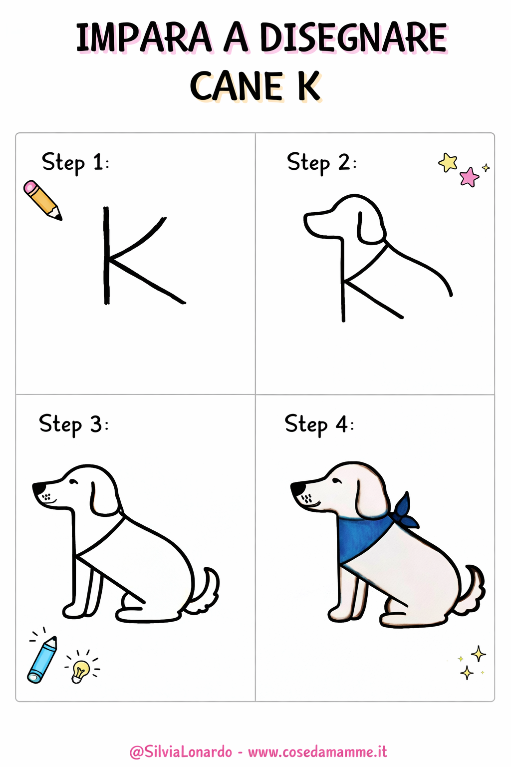 Tutorial disegno facili per bambini: immagini con passaggi in 4 step! 13 Tutorial disegno facili per bambini: immagini con passaggi in 4 step!