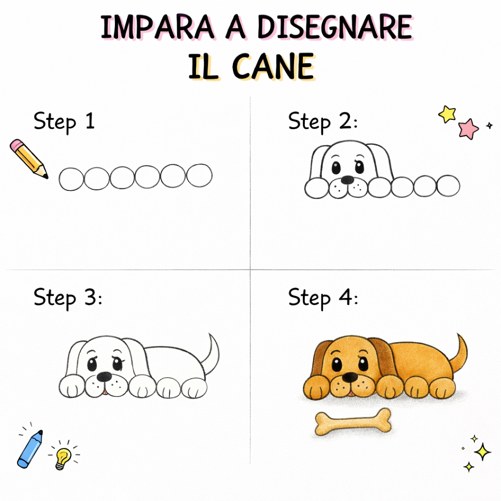 Tutorial disegno facili per bambini: immagini con passaggi in 4 step! 3 Tutorial disegno facili per bambini: immagini con passaggi in 4 step!