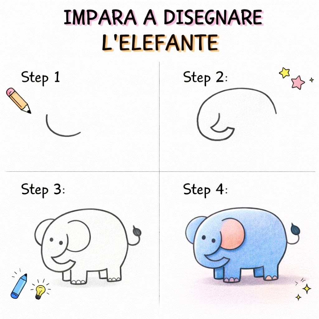 Tutorial disegno facili per bambini: immagini con passaggi in 4 step! 6 Tutorial disegno facili per bambini: immagini con passaggi in 4 step!