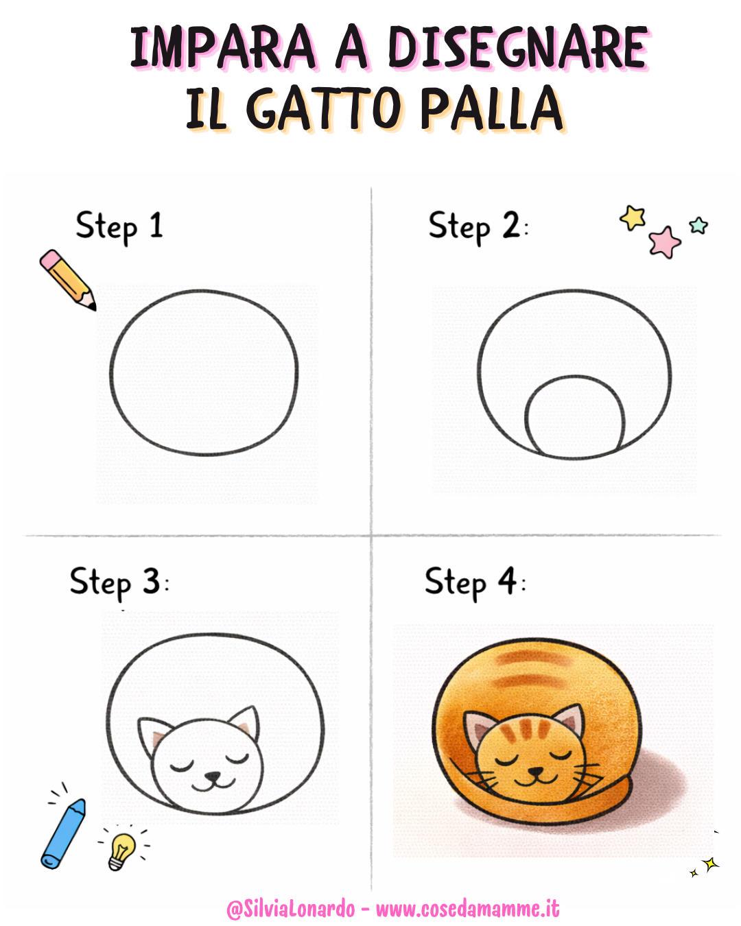 Tutorial disegno facili per bambini: immagini con passaggi in 4 step! 12 Tutorial disegno facili per bambini: immagini con passaggi in 4 step!