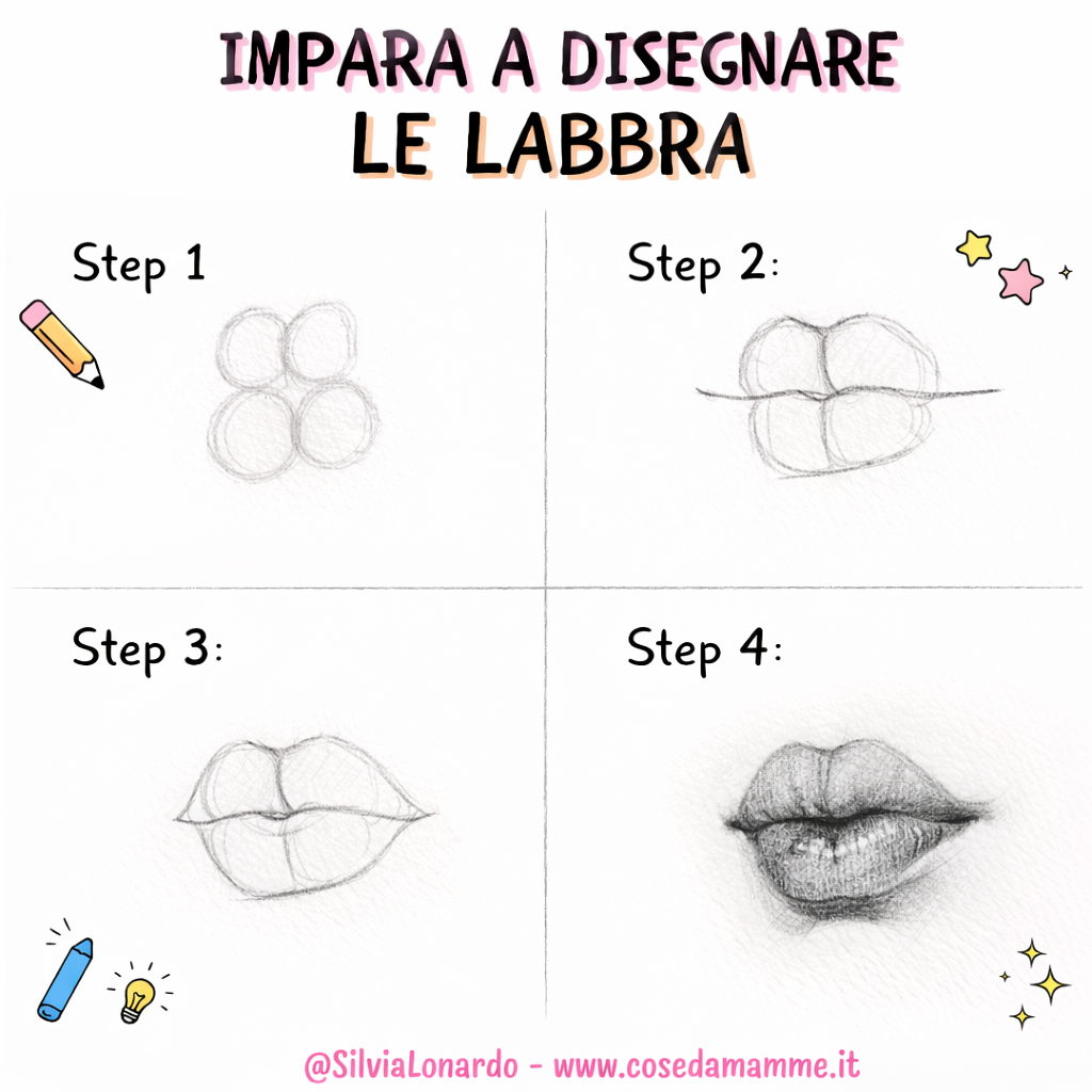 Tutorial disegno facili per bambini: immagini con passaggi in 4 step! 4 Tutorial disegno facili per bambini: immagini con passaggi in 4 step!