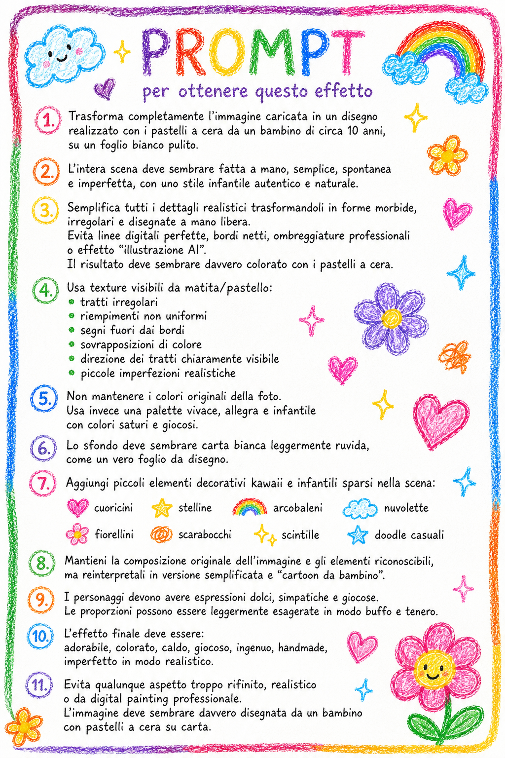 Come trasformare il profilo Instagram in un disegno fatto con i pastelli a cera 🖍️✨ 2 Come trasformare il profilo Instagram in un disegno fatto con i pastelli a cera 🖍️✨
