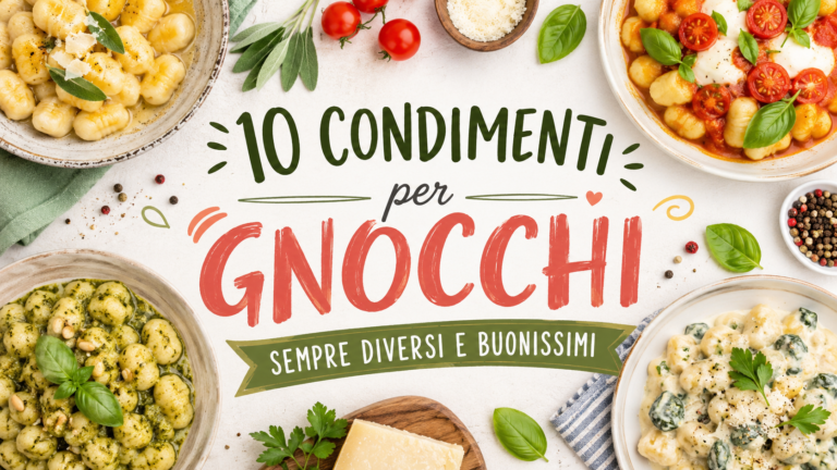10 condimenti per gli gnocchi: ricette facili per prepararli ogni volta in modo diverso