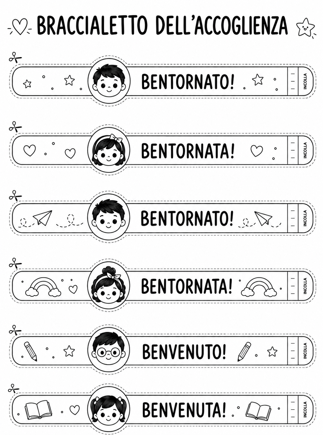 6 file stampabili per accogliere i bambini il primo giorno di scuola 2 6 file stampabili per accogliere i bambini il primo giorno di scuola