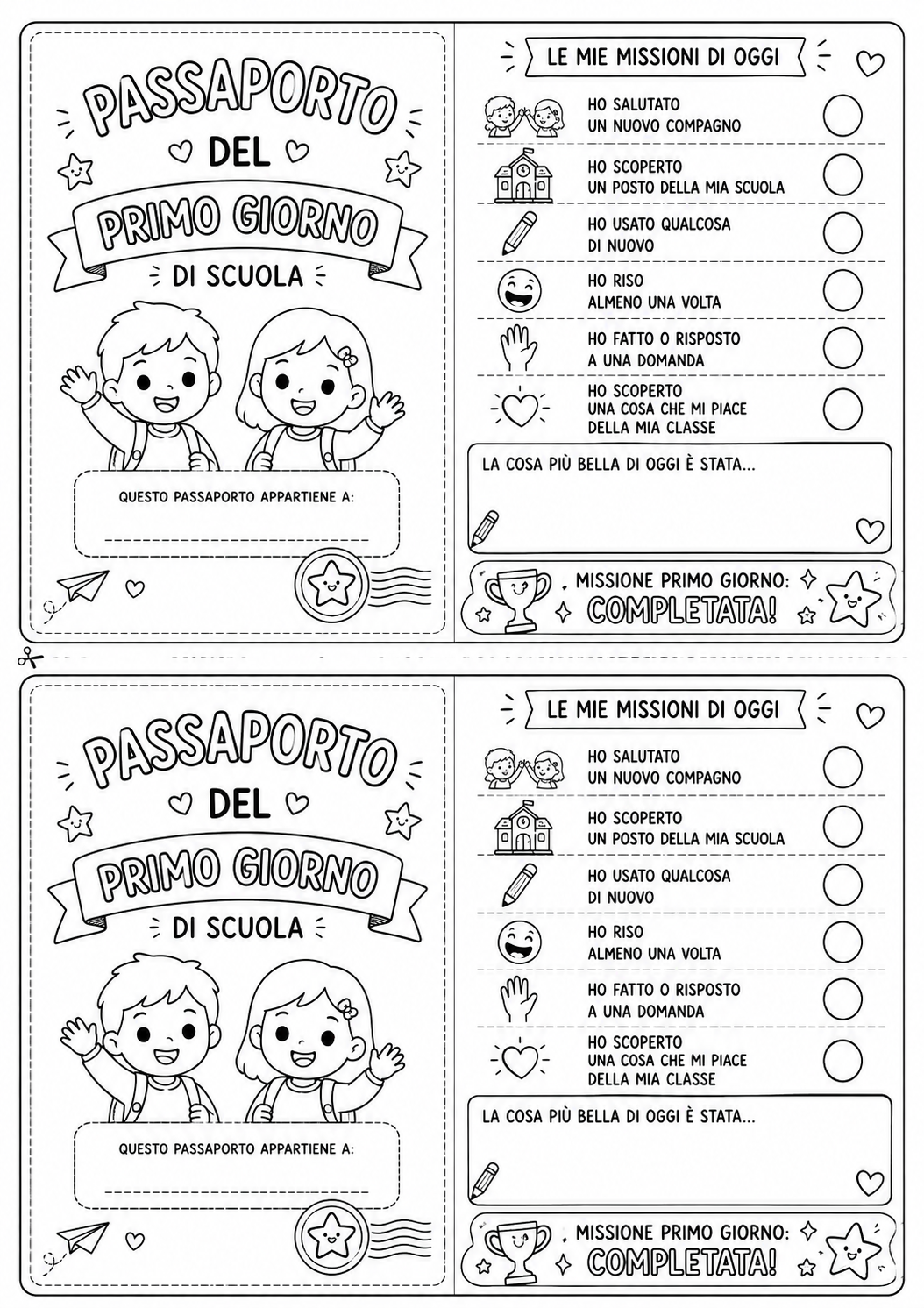 6 file stampabili per accogliere i bambini il primo giorno di scuola 3 6 file stampabili per accogliere i bambini il primo giorno di scuola