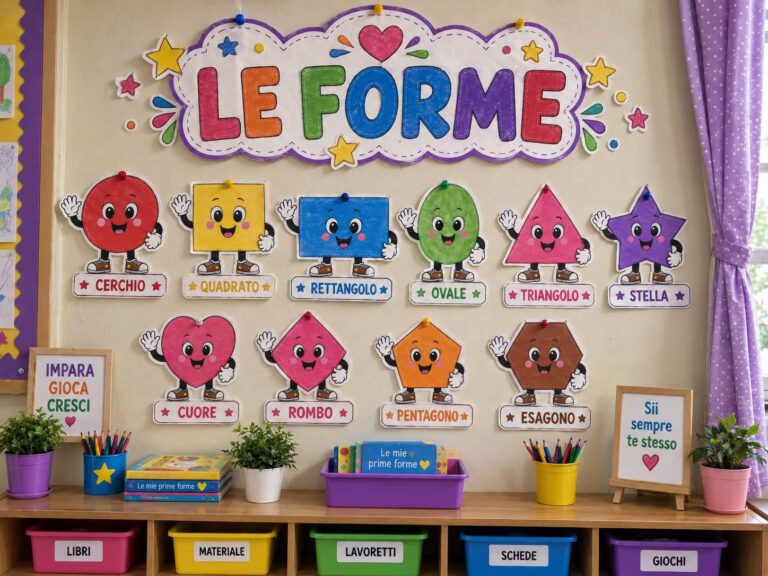 cartellone delle forme geometriche